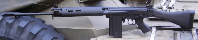 L1A1 British FAL AK rifle 1