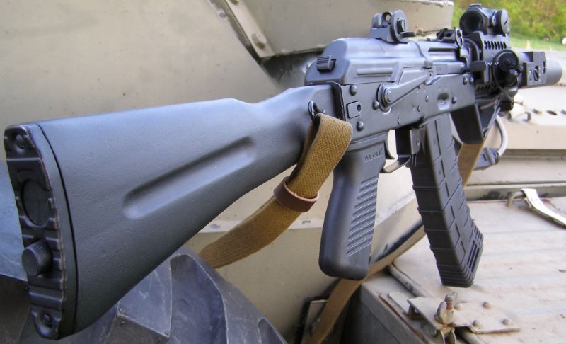 Highly Customized Russian AKS-74U Suppressed SBR 14