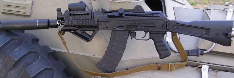 Highly Customized Russian AKS-74U Suppressed SBR 5