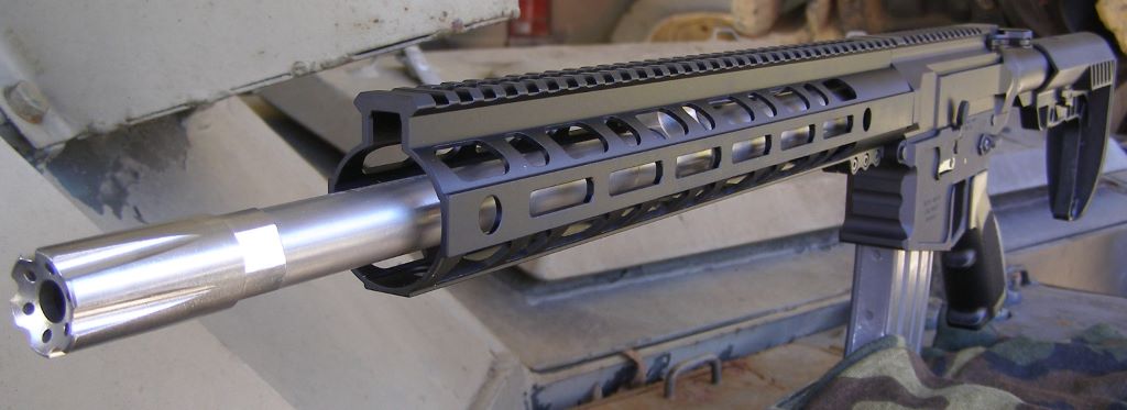 Stainless Steel Minimalist 6.5 Grendel 16 inch Rifle image 4