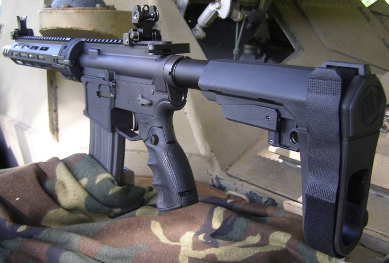 6.8SPC II Braced Pistol With Cry Havok Takedown, GAU-5A image 5