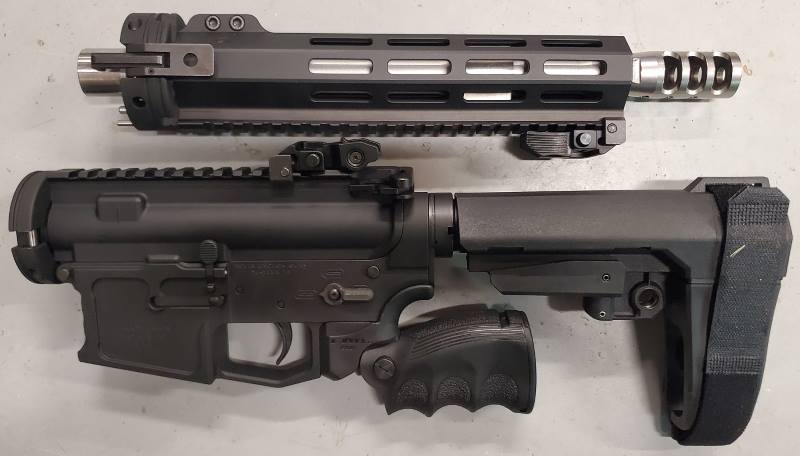 6.8SPC II Braced Pistol With Cry Havok Takedown, GAU-5A image 7