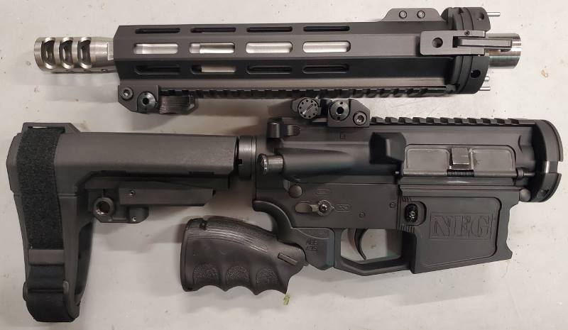 6.8SPC II Braced Pistol With Cry Havok Takedown, GAU-5A image 8