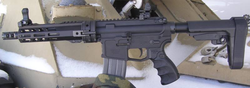 5.56 Cry Havok Takedown with AGF-43S Folding Pistol Grip Left Image