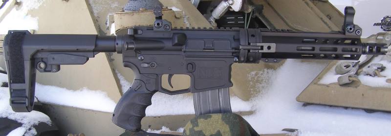 5.56 Cry Havok Takedown with AGF-43S Folding Pistol Grip Right Image