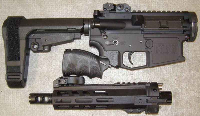 5.56 Cry Havok Takedown with AGF-43S Folding Pistol Grip Image 10