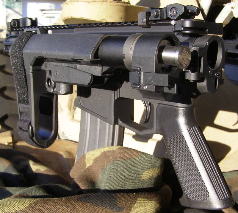 5.7x28mm Side Folding Braced Pistol image 5