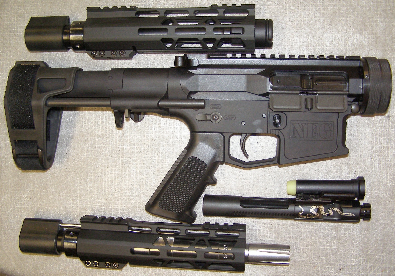 .223/9mm PDW Braced Pistol With LEO Takedownimage 10