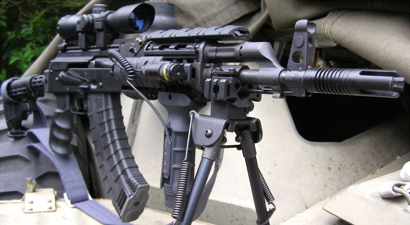 Tactical Romanian AK47 with Customized Barrel Assembly #1 