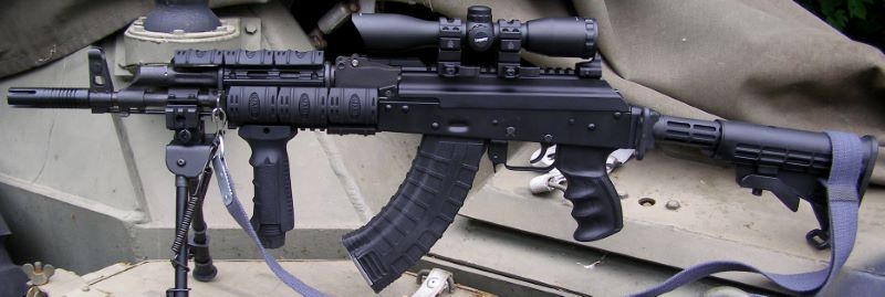 Tactical Romanian AK47 with Customized Barrel Assembly #5 