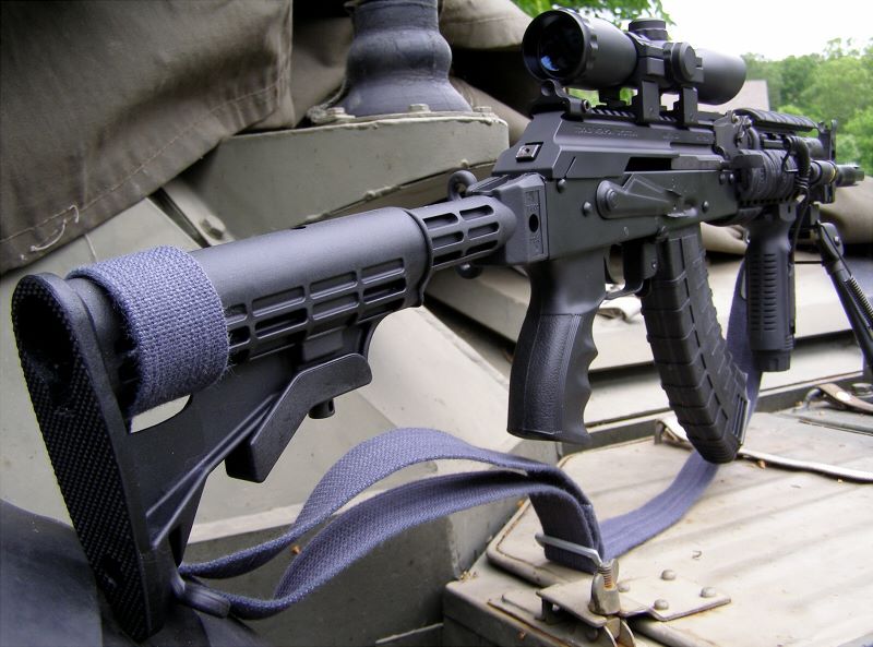 Tactical Romanian AK47 with Customized Barrel Assembly #8 