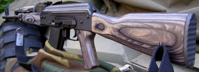 Stamped Romy G AK-47 <br>
        with Black TimberSmith Furniture image 