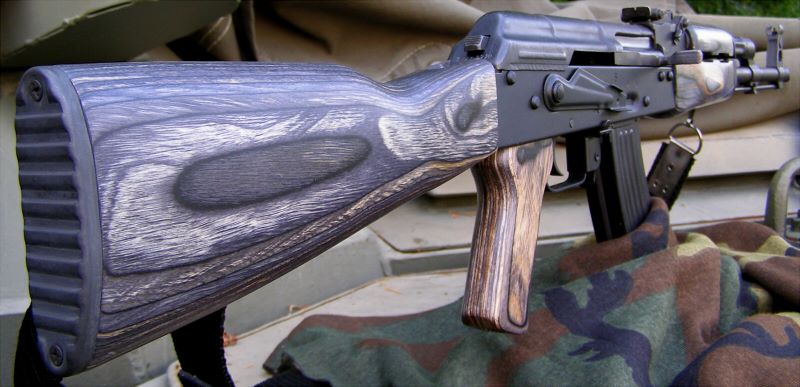 Stamped Romy G AK-47 <br>
        with Black TimberSmith Furniture image 
